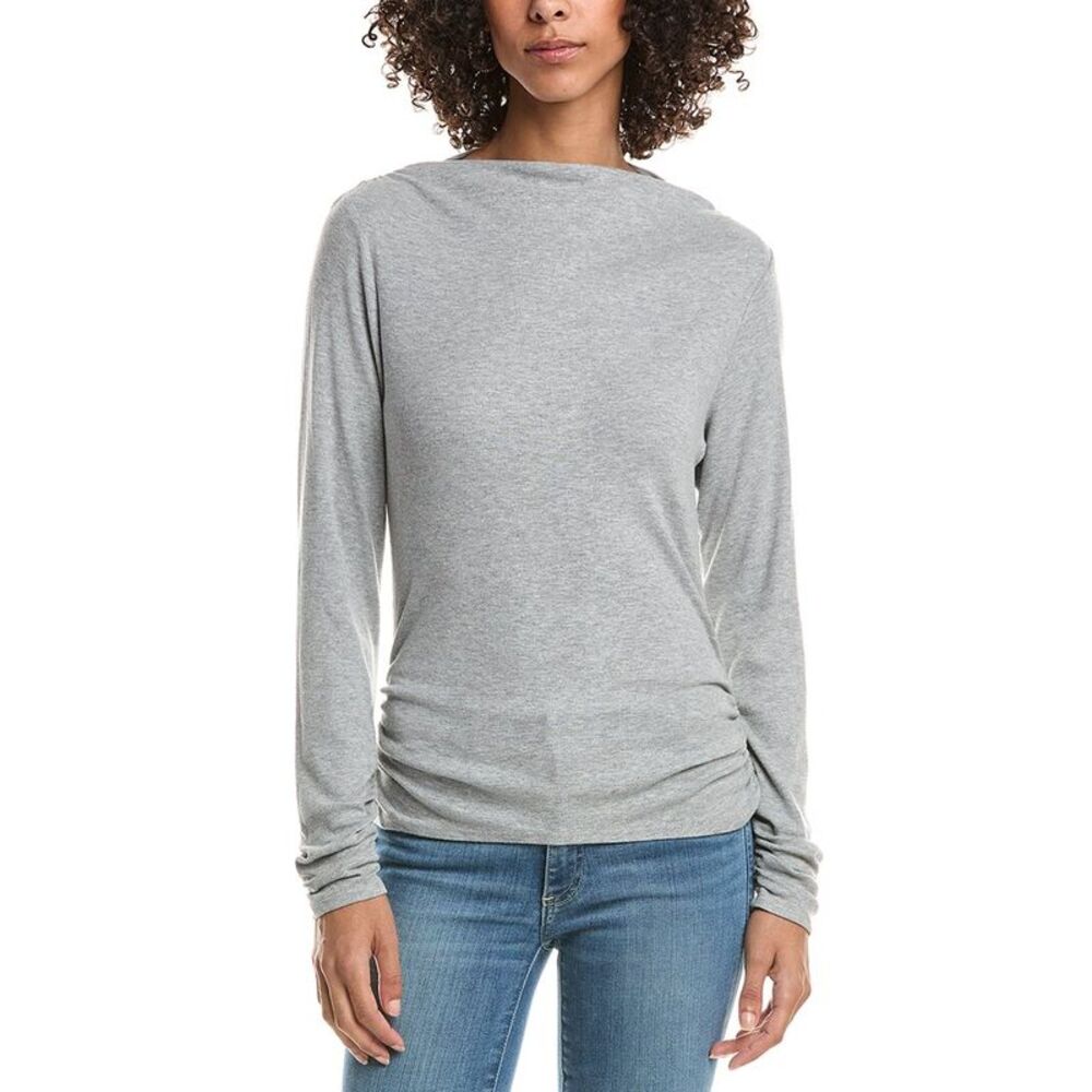 Michael Stars Womens Nichole Top, Grey